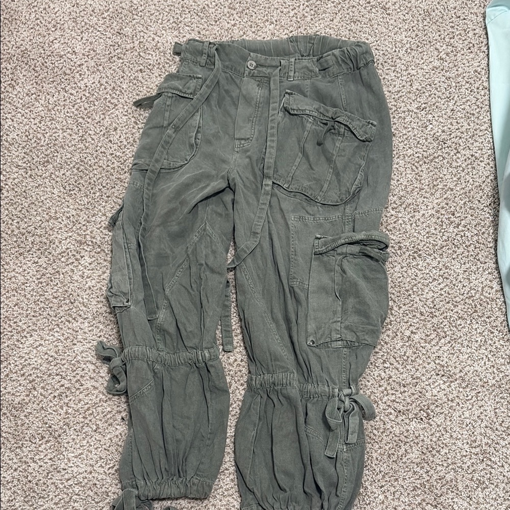 FP Olive Green Cargo Pants